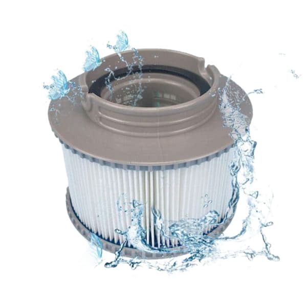 MSpa Kompatible Erstatningsfiltre FD2089 4-pak til Oppustelige Pools 4-pak