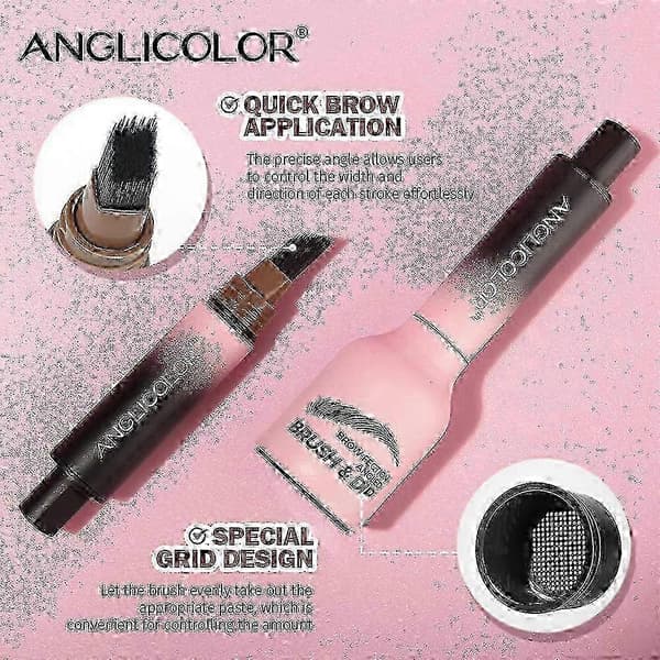 Waterproof Eyebrow Pencil for Defined, Hair-like Brows; Angled Brush; Suitable for Women. #01blond