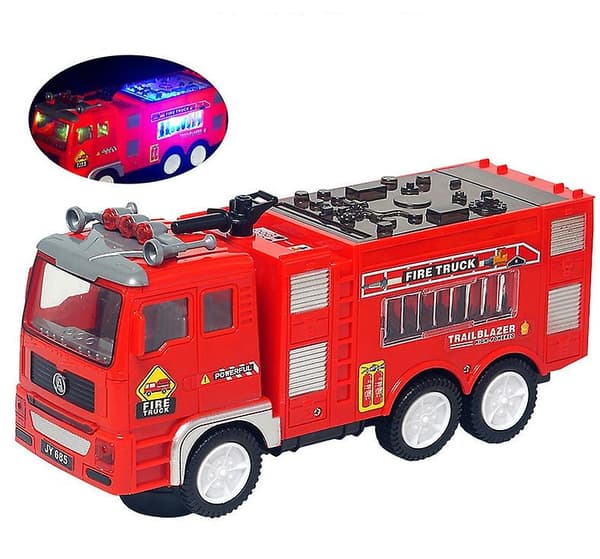 Simuleringsbil Multifunktionell Brandbilsmodell Legeringsbilsleksaker