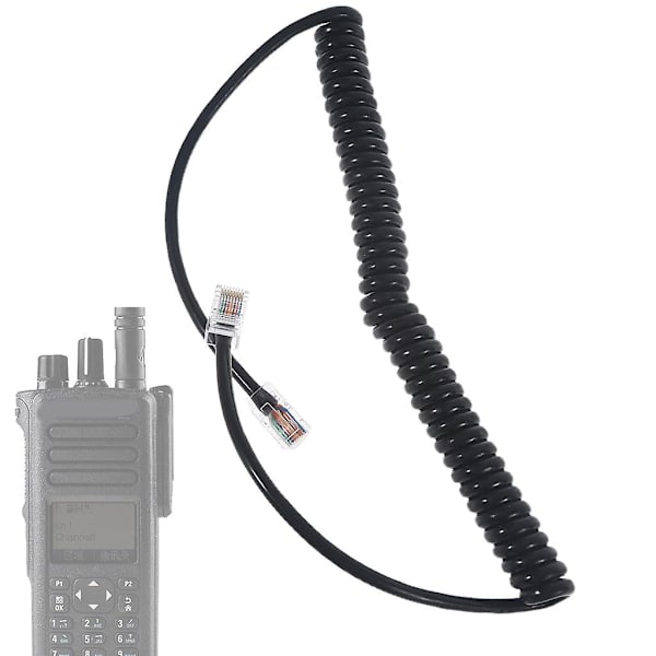 Heavy Duty -mikrofonikaapelin johto Icom Hm-151 Ic-7000 Ic-7100 Opc-1153 Hm-98 Hm-133 Hyvä istuvuus ja helppo asentaa