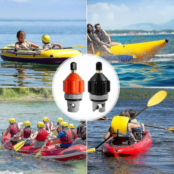 Luftventiladapter, uppblåsbar båt Sup Pump Adapter Med Munstycke, Multifunktion Sup Pump Adapter Kompressor Luftventil Converter För Stand Up Paddle Boa
