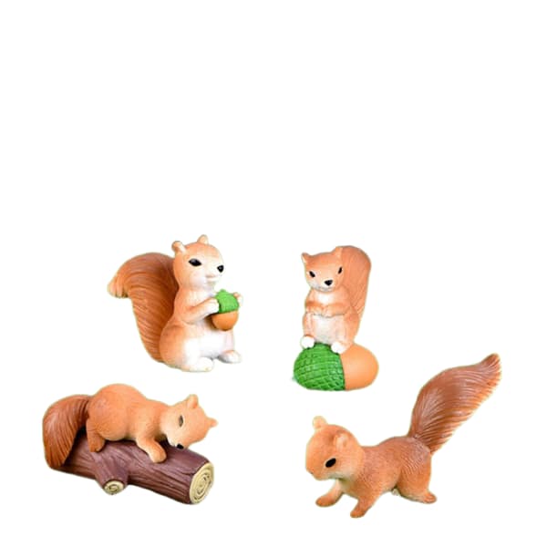 Miniature Egern Havefigur Mini Egern Dyrefigurer Fe Havetilbehør