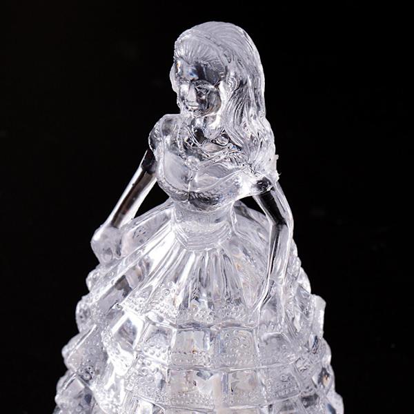 Julegave Udsalg og Clearance Ny Lysende Akryl Farverig Prinsesse Natlampe Jule Dekorativ Natlampe