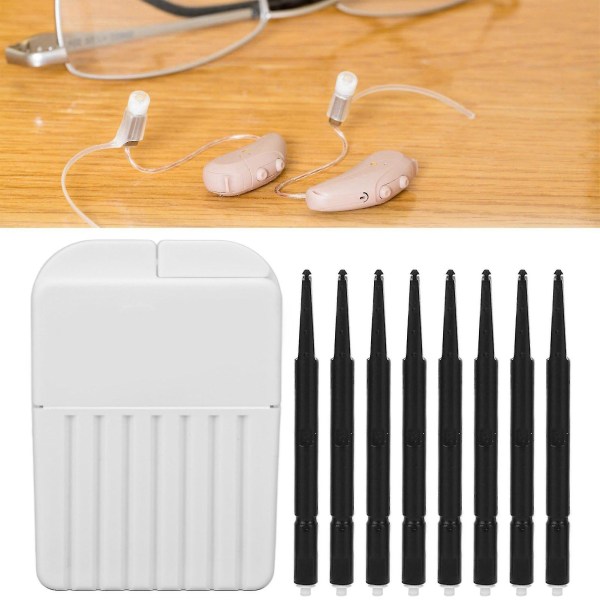 8 kpl kuulolaitteiden vahasuojasuodatinpakkaus puhdistustyökalun kuulolaitteiden suodattimet kaikua varten