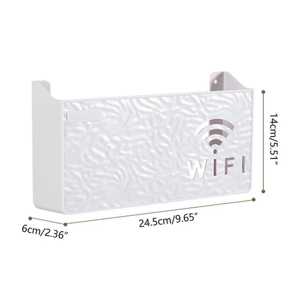 Wall Mount Router Opbevaring Stb No Punch Set-top Box Hylde Organizer Stue