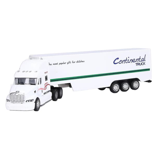Container Lastbil Legetøj 1/48 Skala Legering Simuleret Mini Transport Køretøjsmodel Til 3 År Og Opad