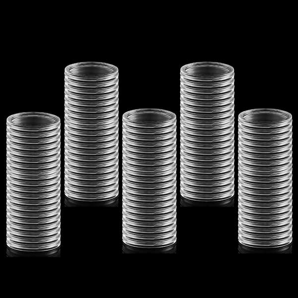 100 stk Sølvdollar Myntboks Holder For Samlere 40mm Sølvbar Samling