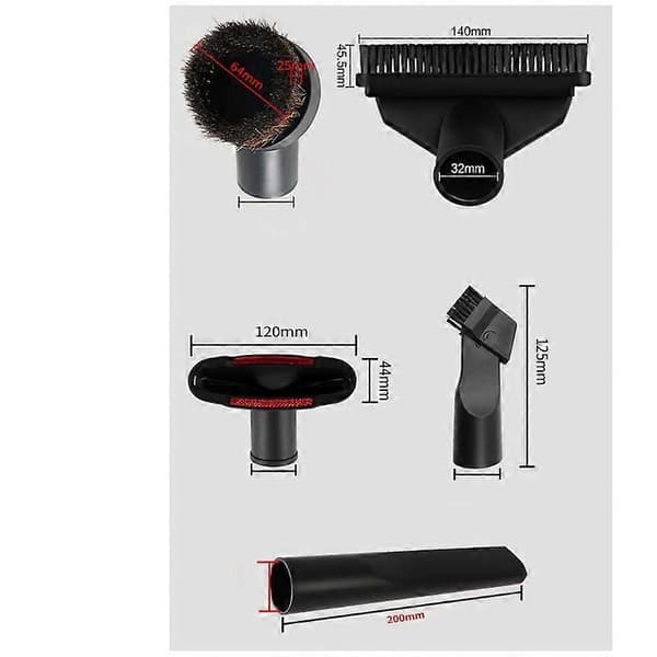 Philips Dammsugartillbehör, Passar 32 mm Modeller, 6-Delars Set