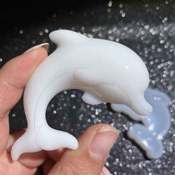 Krystal Epoxyharpiksform Delfinvedhængstøbning Silikoneform Gør-det-selv-håndværk Smykkefremstillingsværktøj