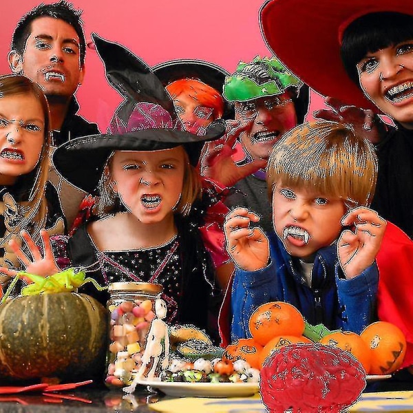 Halloween Hjernemønster Fastfood Box Kropsorganer Rekvisit Halloween Decor