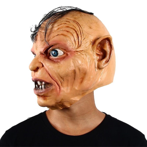 Voksen Gollum Mask Film Cosplay Kostume Rekvisitter Halloween Fancy Dress Fest Horror Masker Festival Gave