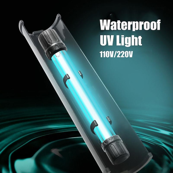 5w Aquarium Ultraviolet Light Water Sterilisator Vanntett Uv Sterilisator Nedsenkbar Filter Water Cleaner
