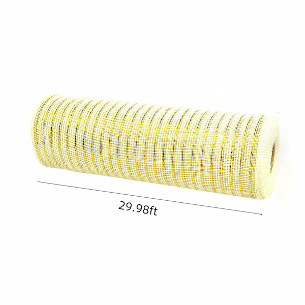 Juleferie Dekorationer På Udsalg Og Udsalg Jule Mesh Bånd Dekoration Metal Mesh Metal Folie Hvide Guld Mesh Rulle Til Diy Jul Pr