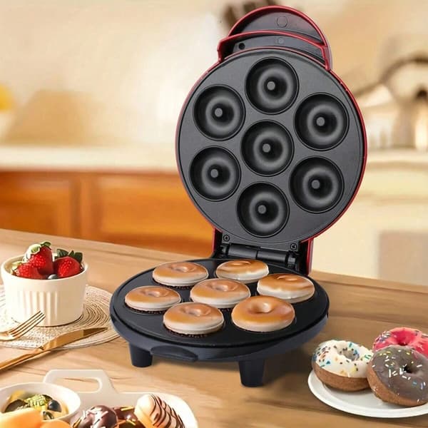 Mini Non-Stick Donut Maker Mini Donut Maker med 7 Fack