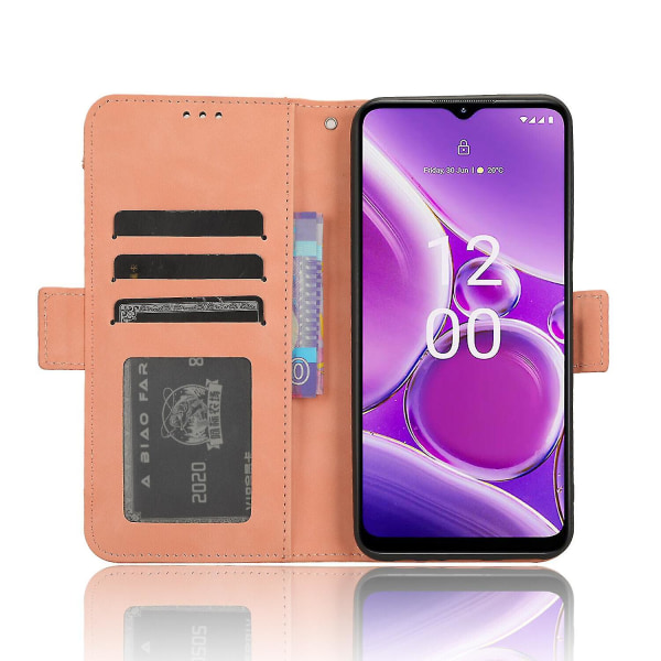 Etui til Nokia G42 5g Cover Justerbar aftagelig kortholder Magnetisk lukning Læderpung Kompatibel med Nokia G42 5g Cover Pink