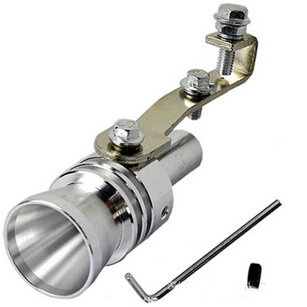 Turbo Visselpipa Robust Aluminiumlegering Bred Användning Motorcykel Bil Avgaser Falsk Turbo Visselpipa för
