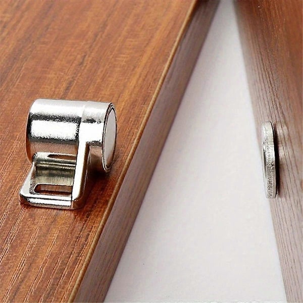 10 stk. Magnetiske Skabsdørslåse med Neodymium Magnet Skabslås Lukning Hardware til Køkken Skab Garderobe