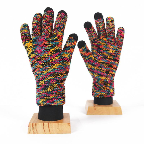 Strikkede Handsker \"Touchscreen Handsker Damer, Varme Strikkede Handsker\" (2 Par) yellow color
