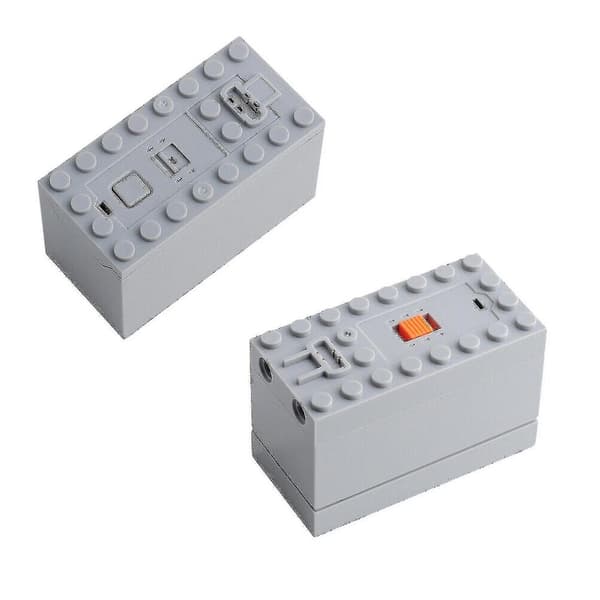 4 stk Technic Power Functions Batterikasse Togmotor Mottaker Fjernkontrollpakke