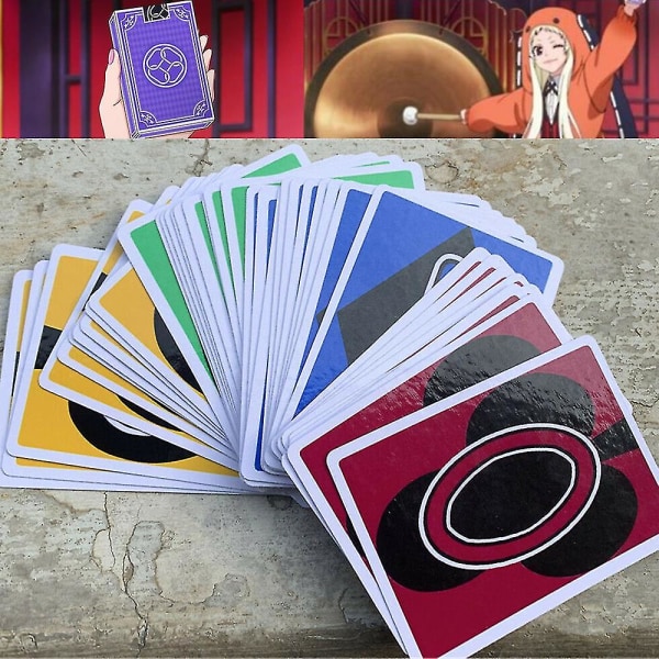40 st Anime Kakegurui Jabami Yumeko Cosplay Brädspel Nim Zero Pokerkort Runa Yomozuki Yumeko Prop