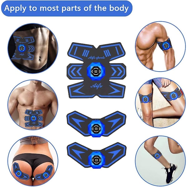 Abs Stimulator Abs Stimulator Uppladdningsbar Ultimate Abs Stimulator För män Kvinnor Magträning Abs Power Fitness Abs Muskelträning Träningsutrustning