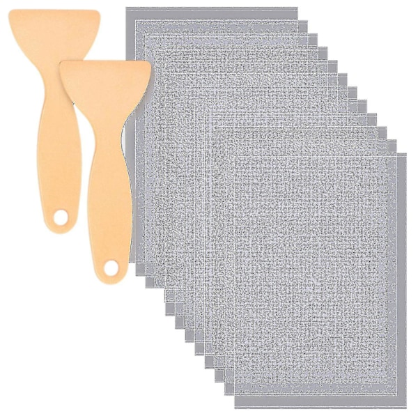 12 stk. Fep Film 200x140x0,15 mm Tykkelse Til Uv 3D-printere, Lcd Sla Resin, Med 2 Stk. Udskiftnings_fs