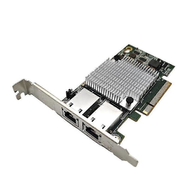 Intel X540-T2 10G Chipset PCIe x8 Dubbla Koppar RJ45-portar 10 Gbps Gigabit Ethernet Nätverkskort Kompatibelt PCIE-x8 PCIE-X16 för PC-skrivbord WIfi-adapter