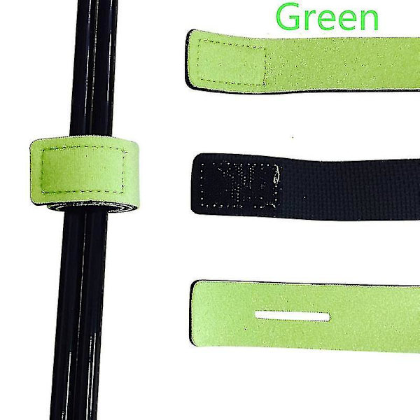 6 stk. fiskestangsstrop justerbar stangstrop fast magisk strop elastisk strop holder stang elastisk strop til fiskestangsrør fiskeri