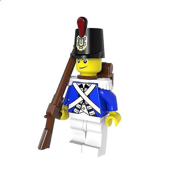 8 stk. Imperial Navy Soldier Series Monterte Byggeklosser