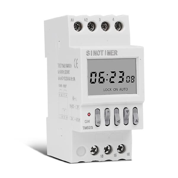 Digital Astronomisk Timer Strömbrytare Inomhus Timer Med Astronomisk Klocka 220v