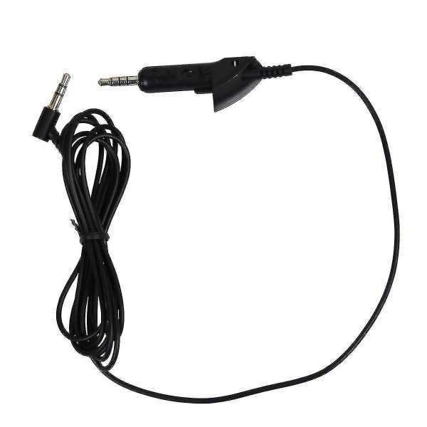 För Bose Quietcomfort 15/qc15 Qc2 hörlurskabel Ljudkabel Kabel Dubbel 3,5 mm Aux-kabel (storlek: Utan knappar)