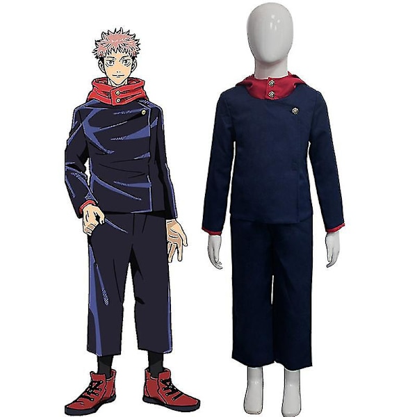 Jujutsu Kaisen Cosplay Barnkostym Pojkar Flickor Kugisaki Nobara Zenin Maki Nishimiya Momo Gojo Satoru Tadori Yuji Uniform