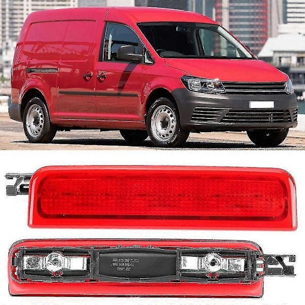 Kompatibel 2004-2015 Caddy Led Tredje 3. Center Høj Niveau Baglygte Bremslys Lampe 2k0945087c