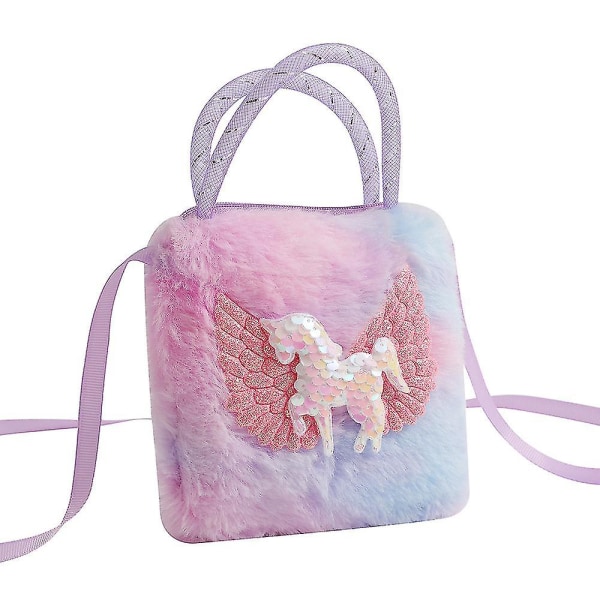 Unicorn Crossbody-väska Little Girl Unicorn-handväska Liten Unicorn-axelväska för toddler