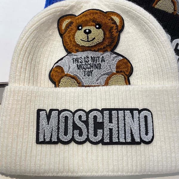 Moschino Mærkehat M (54-58cm) White