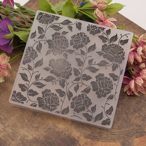 Blomster Prægning Mappe skabelon Scrapbog Fotoalbum Making Stencil Diy