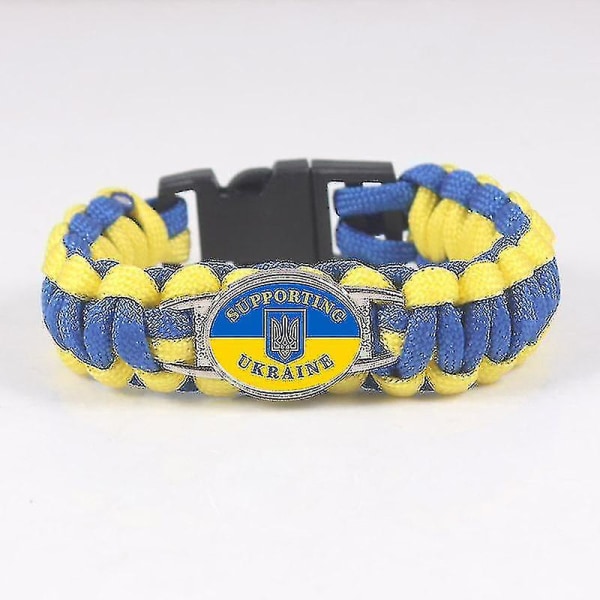 2 stk Ukraine Flag Håndlavet Ukraine Kvinder Og Mænd Piger Armbånd Ukraine