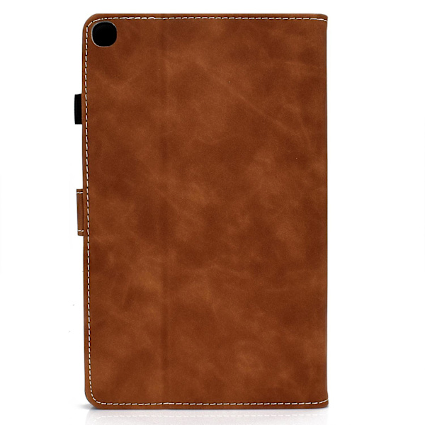 Stand Læder Kortholder Etui til Samsung Galaxy Tab S6 Lite P610/P615/S6 Lite (2022)-Brun