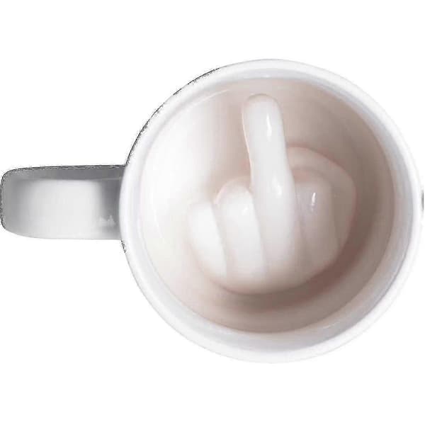 Keramisk kaffemugg med långfinger - Mugg med långfinger, tekopp