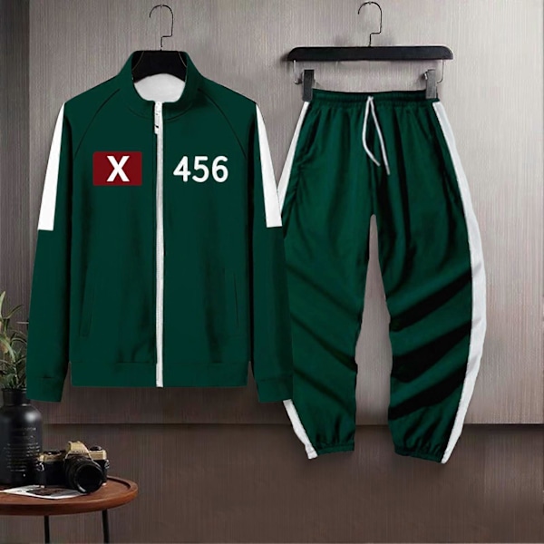 Squid Games Kostume, Squid Games Træningsdragt, Koreansk Folkespil Kostumesæt, Til Fans, Cosplay Og Temafester, 456 Voksen Squid Games Outfit C L