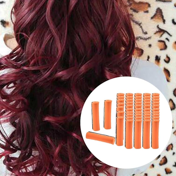 Kolde Permanentruller til Hår Varmefrit Ruller Styling Frisørværktøj 50Pcs 2.2cm