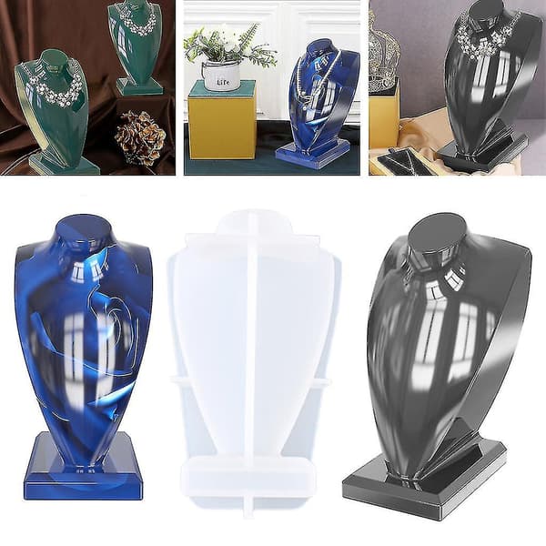 Mannekeng Smykkestativ Form Hode Byste Display Form Halskjedeholder Form