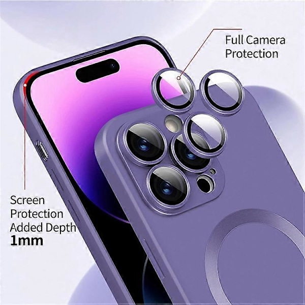 ENKAY HAT PRINCE Kompatibelt Skal för iPhone 16 Pro Kompatibelt med MagSafe Repskyddande TPU Telefonskal Black