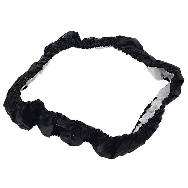 1 st 38 Tums Rund Trampolin Skyddsöverdrag Säkerhetsöverdrag Ersättningsöverdrag Trampolintillbehör Svart (diameter 96cm) Black 96X96CM