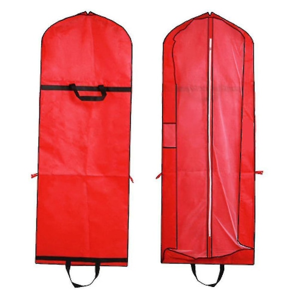 2023-plaggväska för långa bröllopsklänningar Cover Vikbar portabilitet Garderobsförvaring Reseplaggpåse för kläder Kappor Lång kjol