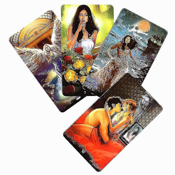 Ny Tarot Of The Haunted House Oracle-kort för vägledning Spådom Tarotkortlek Brädspel för Vuxna 78 st Tt135 K
