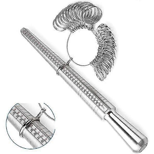 Ringmåler med ringmålersett og ringstokk