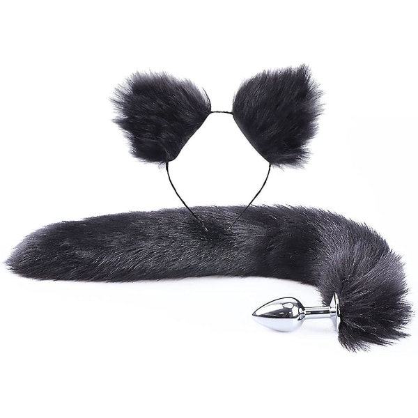 Foxs Ear And Tail Plug Sports Suit Play Cosplay är lämplig för alla julklappar för kvinnor