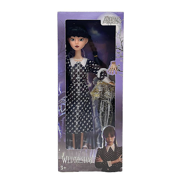 Gränsöverskridande Nya Utrikeshandel Leksaker En Docka Av Adams Wednesday Addams Dockfabrik Grossist