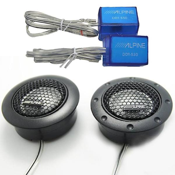 2kpl Alpine Ddt-s30 Autostereokaiuttimet Musiikki Pehmeä Kupoli Balansoitu Auton Diskanttikaiuttimet Auton Audio Silkki